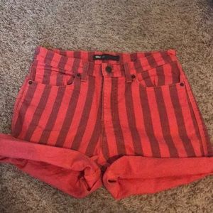 Levi’s striped shorts
